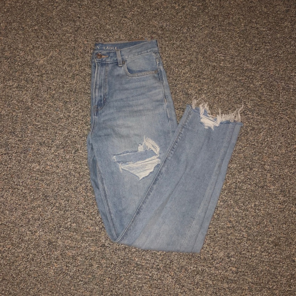 American Eagle mom jeans.